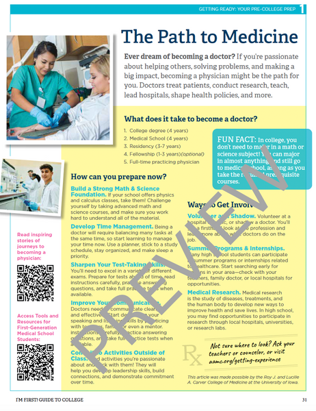 2026 I'm First! Guide to College