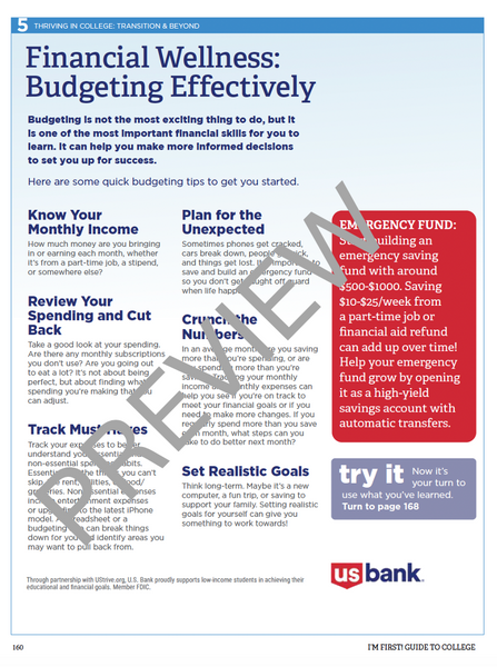 2026 I'm First! Guide to College