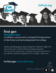 "I'm First Gen" Poster [TEMPORARILY OUT OF STOCK]