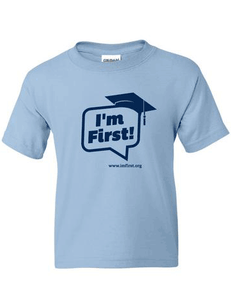 I'm First! T-Shirt (Light Blue)